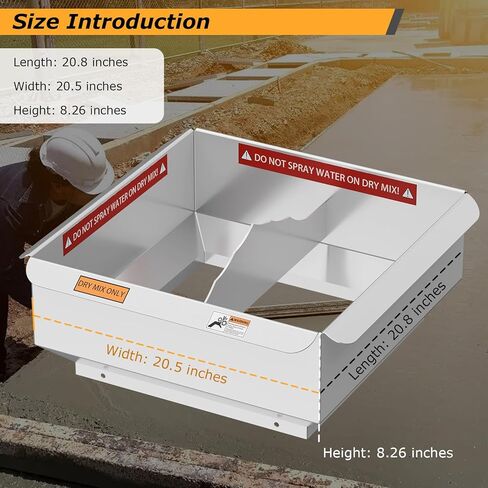 Hopper Extension, Increased Dry Mix Capacity From 120 Pounds to 300 Pounds, Anti-Rust Nano Coating, for large-Scale Construction And Yard Renovations in Kuwait