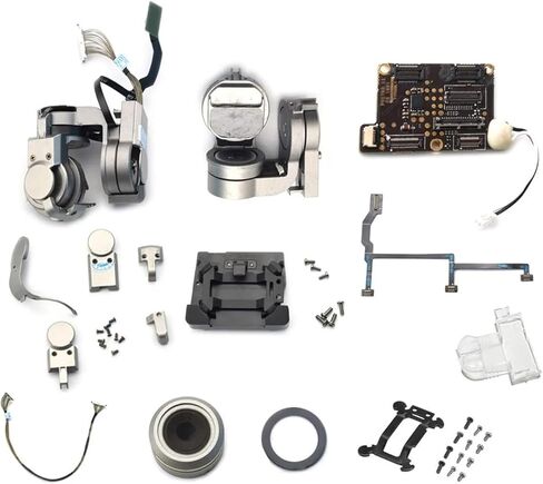 ملحقات الطائرة بدون طيار، متوافقة مع غطاء محرك ذراع Gimbal Mavic Pro إطار عدسة الكاميرا وكابل مرن لخط الإشارة ودعامة اللوحة الأم لأجزاء إصلاح DJI Mavic Pro (كابل مسطح) in Kuwait
