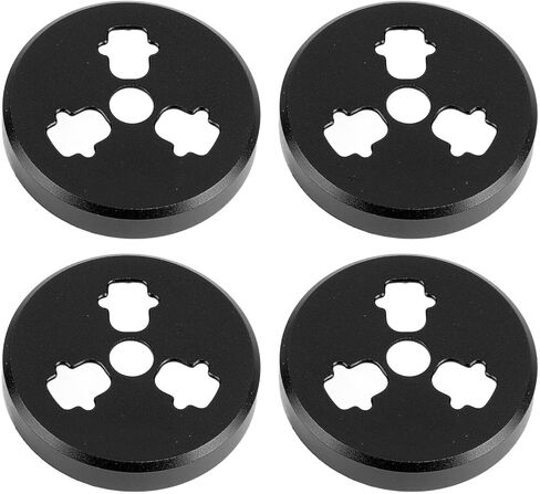 RiToEasysports 4PCS Drone Motor Cover Cap,Aluminum Alloy Engine Protector Guard Dust Covers for Air 3S for 3 Pros Classic (Black) in Kuwait