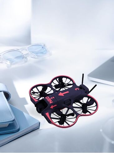 ملصق يتوهج في الظلام لطائرة DJI NEO 2 بدون طيار، طبقة حماية مقاومة للخدش ومقاومة للماء من WUNIAK، (برتقالي أحمر) in Saudi Arabia