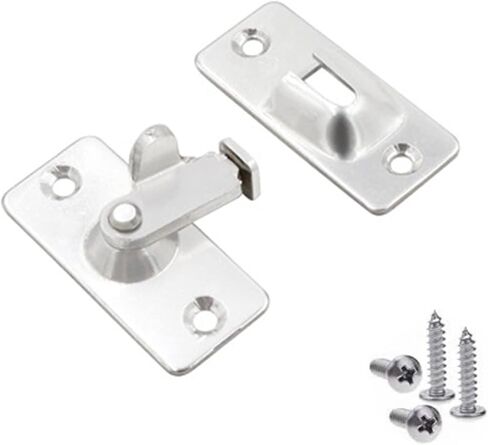 مزلاج قفل باب الحظيرة يلقي خطاف معدني قفل بمزلاج الملمس البلد ريفي زينة زخرفية أبواب المرحاض الحق انزلاق الباب مشبك in Kuwait