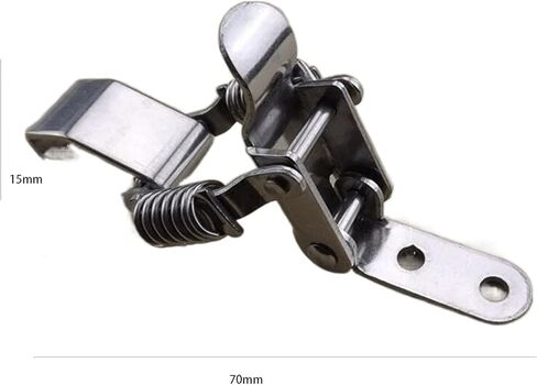 مزلاج قفل الفولاذ المقاوم للصدأ الربيع تحميل رسم تبديل مزلاج المشبك كليب مجموعة غلق بمشبك مزلاج الصيد المشبك الربيع الصغير تحميل مشبك قفل الباب in Kuwait