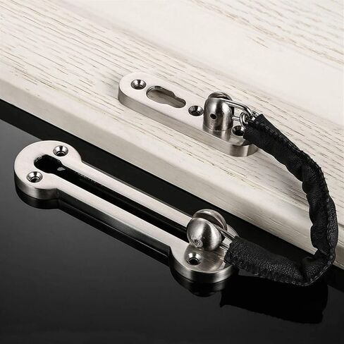 Door Chain Lock,Chain Safe Buckle,Latch Safety Limiter,2pcs Home Door ChainHome Hotel Door Bolt Anti-Theft Door Safety Chain Door Lock Anti-Theft Buckle Door Latch Lock in Saudi Arabia