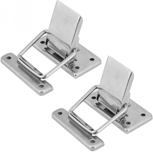 قفل بمزلاج من الفولاذ المقاوم للصدأ، قفل بمشبك لخزانة الخزانة، مزلاج محمل بزنبرك، تبديل بمشبك، قفل صندوق خشبي، أجهزة الأثاث in Kuwait