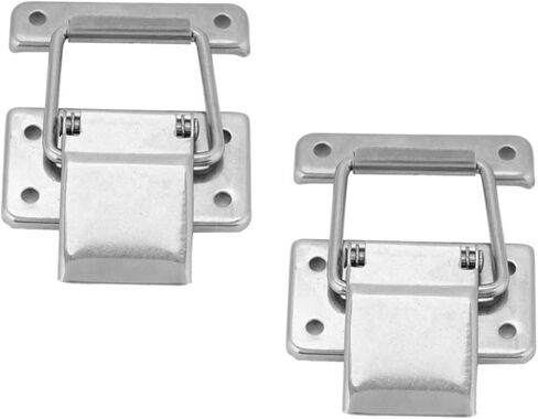 قفل بمزلاج من الفولاذ المقاوم للصدأ، قفل بمشبك لخزانة الخزانة، مزلاج محمل بزنبرك، تبديل بمشبك، قفل صندوق خشبي، أجهزة الأثاث in Kuwait