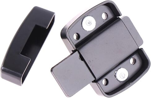 Slide Latch,Gate Bolt Lock,Bolt Sliding Door Lock, 1Pcs Black Door Latch Household Thicken Safety Guard Anti Thief Zinc Alloy Bolt Latch for Door Window Cabinet in Saudi Arabia
