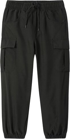 Toddler Cargo Joggers Pants Baby Boys Girls Quick Dry Hiking Pants in Kuwait