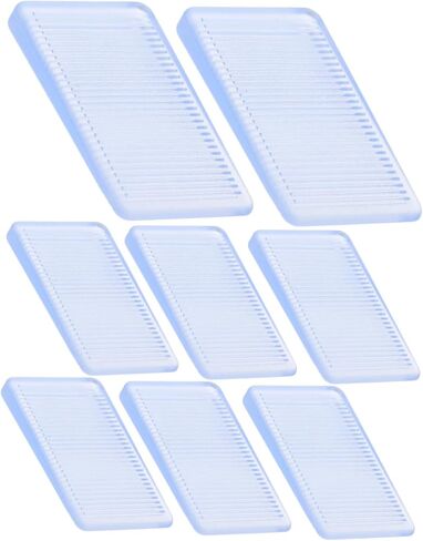 HOMSFOU 8pcs Door Stoppers Furniture Leveling Shims Table Shims Superimposed Cushion in Saudi Arabia