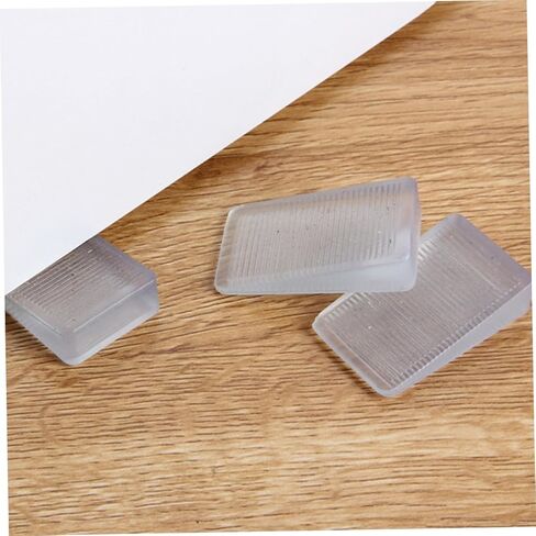 POPETPOP 4pcs Soft Rubber Furniture Leveling Wedges Adjustable Table Shims for Uneven Floors Multi-Purpose Leveler Feet for Cabinets and Chairs in Saudi Arabia