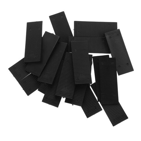 Homoyoyo 200pcs Shims for Leveling: Furniture Leveling Feet Adjustable Table Wedges Door and Window Shims - Plastic Leveling Pads for Uneven Floors in Saudi Arabia