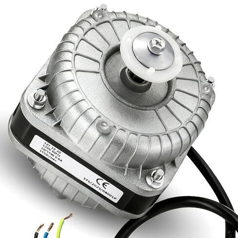 YZF10-20 Condenser Fan Motor AC 120V 60Hz 1550rpm 10/55W 0.8A Electric Shaded Pole Radiator Evaporator Fan Motor for Small Ventilation Equipment Refrigerator Freezer Coolers Vending Machines in Saudi Arabia