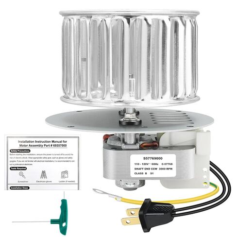 69357000, S69357000 Bathroom Fan Motor – Quiet Operation, High Airflow, Easy Installation, Includes S57769000 Motor, Compatible with 9605, 9605N, 9665, 9665N, H965 – Perfect for Home Ventilation in Kuwait