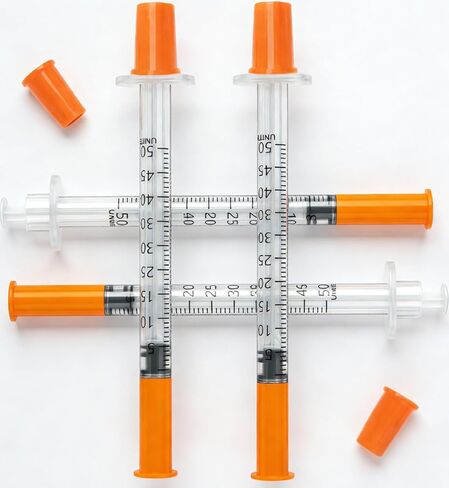 Lab Supplies, 1cc 31G 5/16" 8mm Jeringa, (30 Pack) U-100, Individually Wrapped in Saudi Arabia
