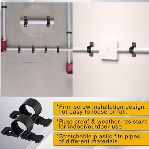 OwnMy 60PCS 3/4 Inch Pex Pipe Clamps Pipe Supports Suspension Clamps, Pex Clamps for Pex Tubing, Copper, CPVC Pipes in Saudi Arabia