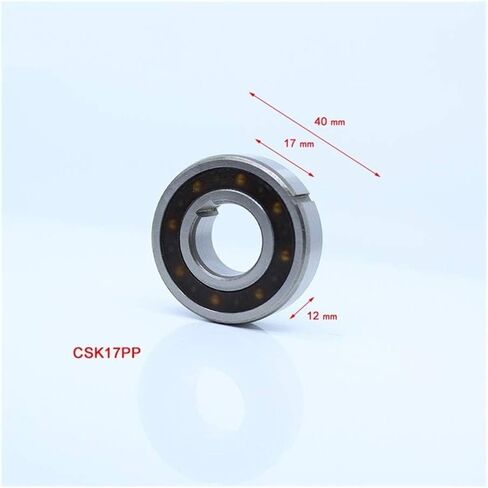 CSK17PP 1 قطعة براثن تحمل اتجاه واحد 17X40X12mm مع Keyway CSK6203PP محامل قابض العجلة الحرة CSK203PP in Kuwait