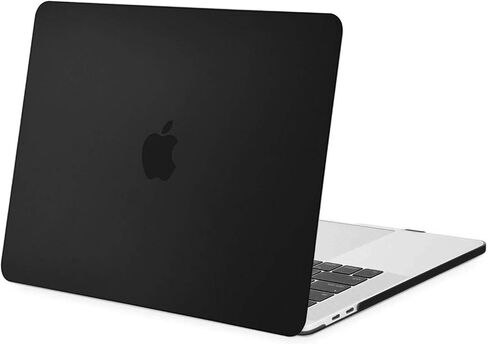 حافظة MOSISO متوافقة مع جهاز MacBook Pro مقاس 16 بوصة إصدار 2020 2019 A2141 مع شريط لمس، غطاء حماية صلب من البلاستيك فائق النحافة، أسود غير لامع in Saudi Arabia