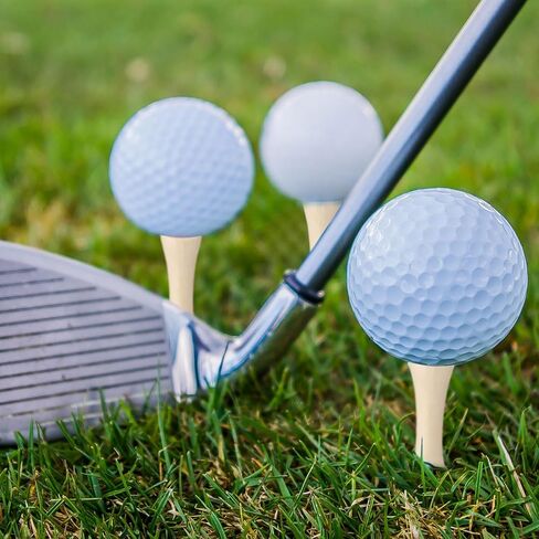 Vinsot 500 Pcs Step Down Golf Tees 2-3/4 Inch Bulk Wooden Bamboo Golf Tees for Men Women Indoor and Outdoor Practice Driving Range and Simulator Essential Accessories in Saudi Arabia