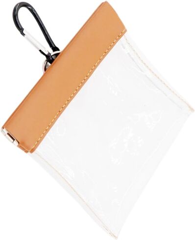 1 PCS Golf Tee Pouch Bag with Clip Transparent Golf Tees and Balls Storage for Men and Women in Kuwait