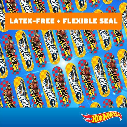 Smart Care Hot Wheels Bandage Kit, Cute Bandages for Kids, Infants & Children, Latex-Free, Assorted Variety Pack with Travel Size Tin Case, 33CT in Kuwait
