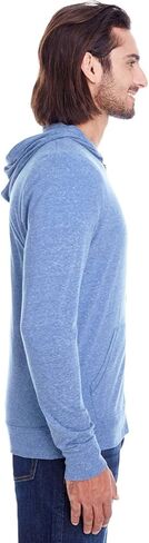 سترة بقلنسوة خفيفة بسحاب كامل للجنسين من Threadfast Apparel مقاس XS NAVY TRIBLEND in Kuwait