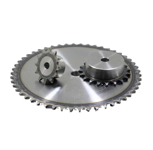 Steel Heavy Duty Motor Pinion Gear 10-25 Tooth Steel 05B Chain Drive Sprocket Process Hole 6/8mm Roller Gear Pitch 8mm Industrial Wheel(24 Teeth(Bore 8mm) in Saudi Arabia