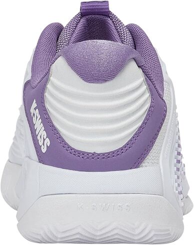 K-Swiss Women's Hypercourt Express 3 Clay Tennis Shoe, White Purple Haze Lunar Rock, 10 in Saudi Arabia