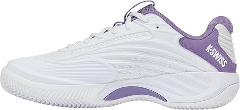 K-Swiss Women's Hypercourt Express 3 Clay Tennis Shoe, White Purple Haze Lunar Rock, 10 in Saudi Arabia