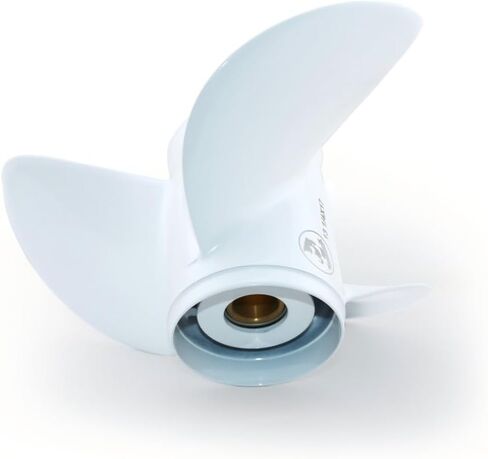 13 1/4x17 Pitch Outboard Propeller 15 Spline Tooth Compatible with Yamaha T50 T60 60HP F70 70HP F75 75HP 80HP F80 85HP 90HP F90 F100 F115 130HP Outboards, 3 Blade, 4.25" Gearcase, Aluminum,RH in Kuwait
