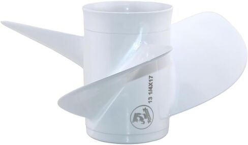 13 1/4x17 Pitch Outboard Propeller 15 Spline Tooth Compatible with Yamaha T50 T60 60HP F70 70HP F75 75HP 80HP F80 85HP 90HP F90 F100 F115 130HP Outboards, 3 Blade, 4.25" Gearcase, Aluminum,RH in Kuwait