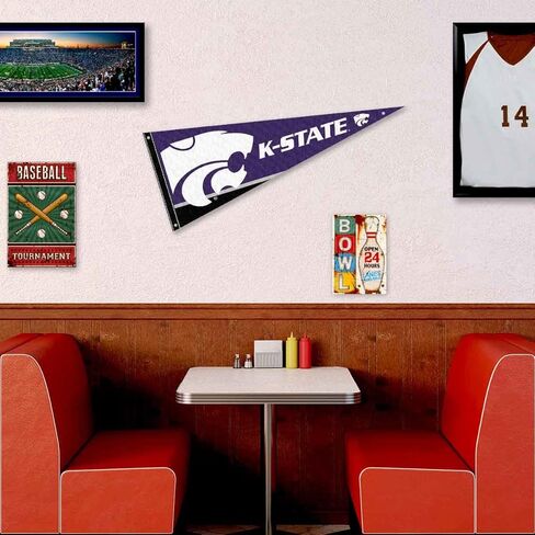 Kansas State Wildcats Pennant Flag and Wall Tack Mount Pads in Saudi Arabia