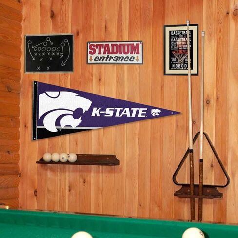 Kansas State Wildcats Pennant Flag and Wall Tack Mount Pads in Saudi Arabia