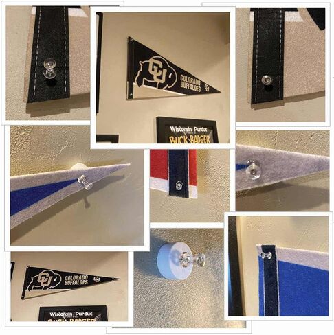 Kansas State Wildcats Pennant Flag and Wall Tack Mount Pads in Saudi Arabia