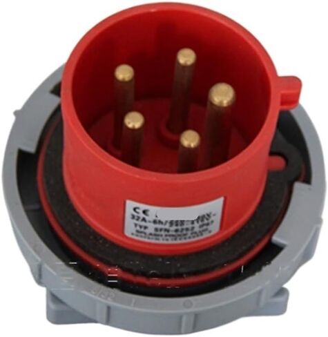 Industrial Waterproof Concealed Appliance Plug IP67/32A/380V SFN-6252 in Saudi Arabia