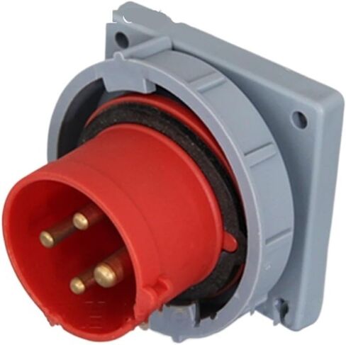 Industrial Waterproof IP67 Concealed Appliance Plug 16A/3P+E/380V SFN-6142 in Saudi Arabia