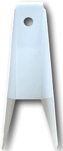 25 حزمة من أسافين مزراب لمزاريب ألومنيوم على طراز K مقاس 5 بوصات - حشوات تسوية مزراب السقف شديدة الانحدار لألواح اللفافة الزاوية (6/12–10/12 درجة) - دعامات فاصل لدعم مزراب المطر - أبيض - صنع في الولايات المتحدة الأمريكية in Kuwait