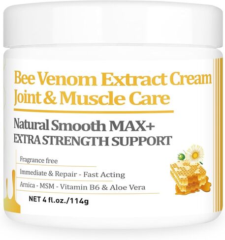Zealand Bee Venom Professional Serum Treat, Joint & Muscle & Bone Gel - Easy to Use Fast Acting Soothing Effective Help for Back, Neck, Hand, Foot, Knee, Muscle, Shoulder, Hip, Nerves in Saudi Arabia