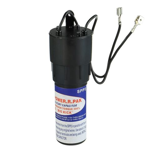 BOJACK SPP5 استبدال مرحل مكثف البدء الصلب 115-288 فولت تيار متردد يزيد من عزم دوران الضاغط 300%، 1/2 حتى 10 حصان. in Saudi Arabia