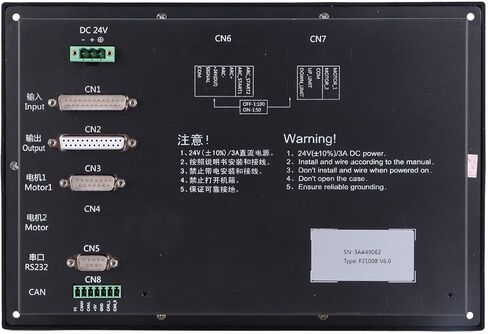 وحدة تحكم الحركة Acouto CNC مع شاشة LCD عالية الدقة لربط محورين وآلات القطع الغامضة/الخيالية - تصميم متعدد الأغراض وسهل الاستخدام in Saudi Arabia