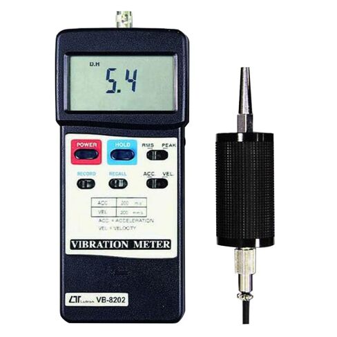 VB‑8202 Vibrometer/Vibration Analysis Meter/Digital Vibration Tester – Accurate Industrial Machine Monitoring, Large Display, Data Hold, RS‑232 for Equipment Diagnostics, Motors. in Kuwait