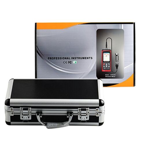 مقياس اهتزاز احترافي، مقياس اهتزاز محمول من الدرجة الصناعية مع تخزين البيانات، تصدير الكمبيوتر/USB، نطاق تردد واسع (0.1-10 كيلو هرتز) لتشخيص الآلات in Kuwait