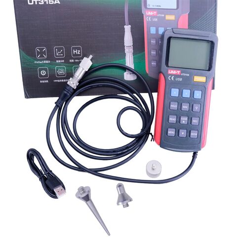UT315A Digital Vibration Tester Handheld Vibrator Machinery Velocity Displacement Analyzer 0~19.99cm/s 10Hz~1kHz in Saudi Arabia