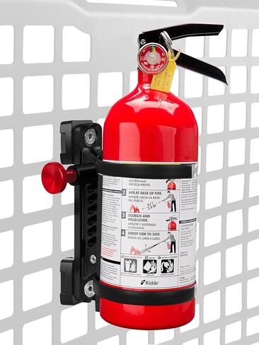 ZIDIYORUO MOLLE Panel Fire Extinguisher Mount Kit Fits 1"-2" Rigid MOLLE Panel Holes, Quick Release Car Fire Extinguisher Mount Holder with 4 Clamps for Vehicles MOLLE Panle Accessories in Saudi Arabia