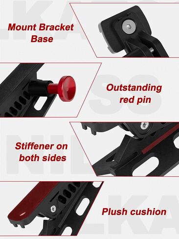 NILKATSS MOLLE Fire Extinguisher Mount Kit - Quick Release Bracket for Tactical Panels, Trucks & Vehicles, Fits 1-2" Slots/Holes - Rigid MOLLE Plate Holder for Fire Extinguisher & Gear Accessories in Kuwait
