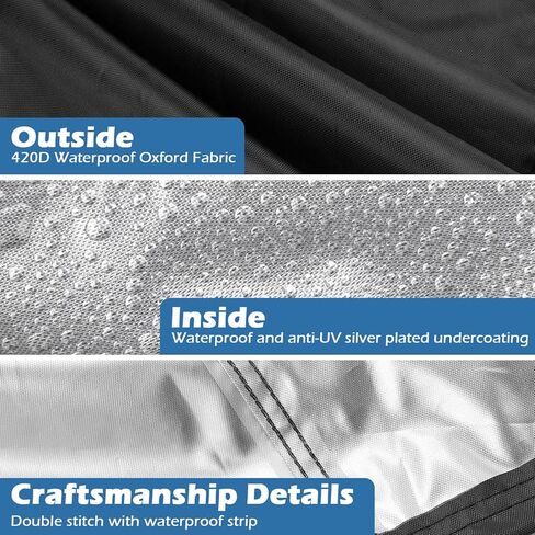 Ping Pong Table Cover Outdoor Waterproof,Table Tennis Cover Fits Both Folding and Flat Tables (Flat Size-9x5 FT) with Waterproof Seal, Includes Organize Bag for Indoor and Outdoor Use in Kuwait