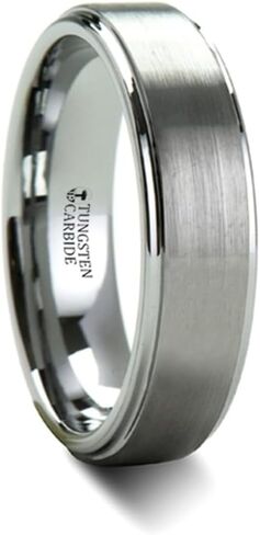 Roy Rose Jewelry Mens Tungsten Carbide Raised Center Center Leats - Pressed Finish Comfort Fit - 4mm 6mm 7mm 8mm 10mm 12mm - اسم النمط: Optimus in Saudi Arabia