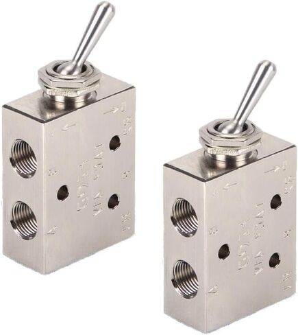 2PACK TAC2 31V TAC2-31V 1/8" Air Pneumatic 2 Position 3 Way Switch Knob Valve in Saudi Arabia