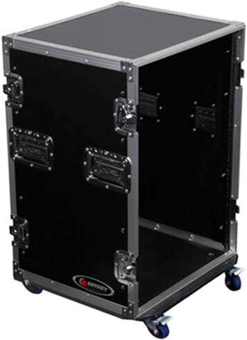 20U Space Saver Pro Amp Rack Flight Case with Wheels in Saudi Arabia