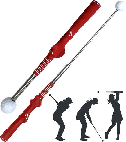 مساعد تدريب على أرجوحة الجولف قابل للسحب، مدرب قبضة الجولف مع صوت نقرة إيقاعية، مدرب القوة والإيقاع للتقطيع والتأرجح الكامل in Kuwait