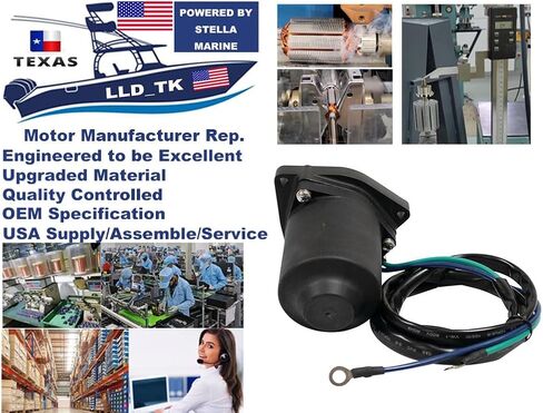 63P-43880-22-00 63P-43880-21-00 Tilt Trim Motor Replacement for Yamaha Outboard 150-250HP in Saudi Arabia