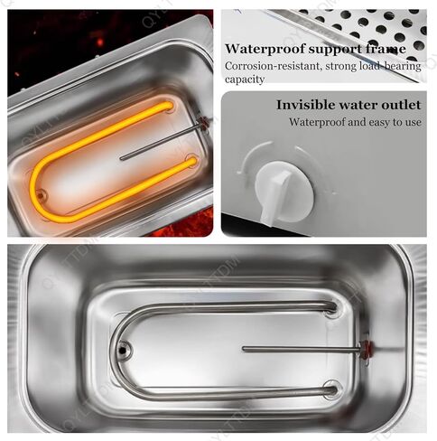 300W Electric Heating Water Bath, 3.25L Stainless Steel Lab Bath with 0.01℃ Precision, Thermostatic Heater for Scientific Experiments, Ideal Laboratory Supplies in Saudi Arabia